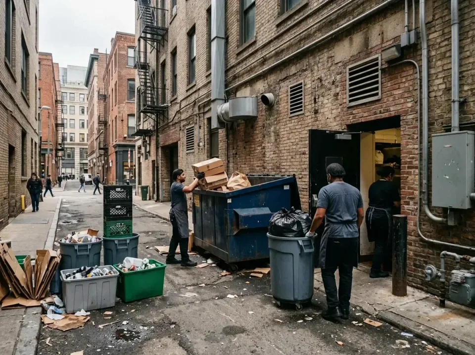 restaurant-back-alley-waste-re-002 restaurant-back-alley-waste-re-002 — expert technician, Porta Potty & Dumpster Rentals in United States