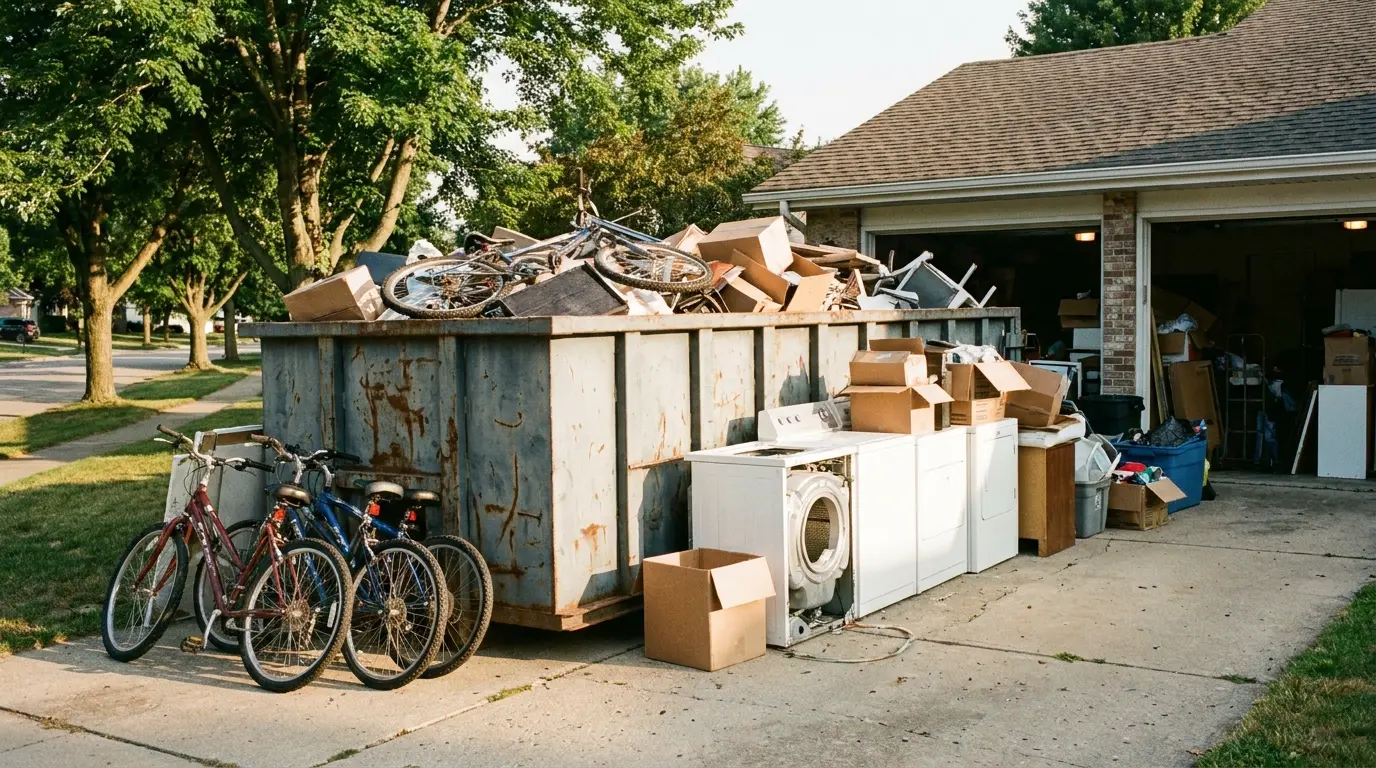 Dumpster Rentals in Connell, WA — completed project